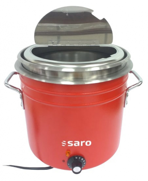 Gastro Retro Suppenkessel rot