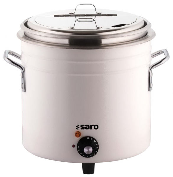 Gastro Retro Suppenkessel weiss