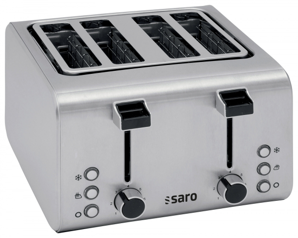 Toaster ARIS 4 mit Timer zum Einstellen des Bräunungsgrades