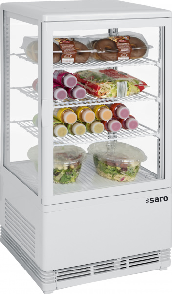 Mini-Umluftkühlvitrine SC 70 weiß
