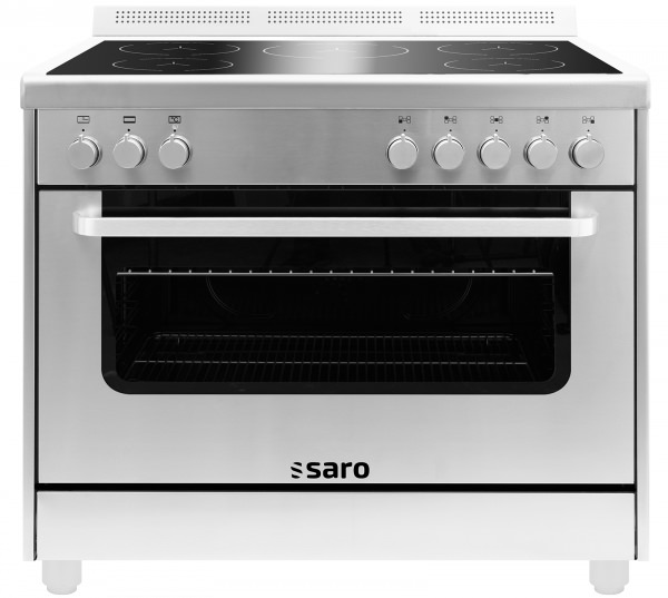 Gastro Induktionsherd mit Backofen TS95IND61X silber