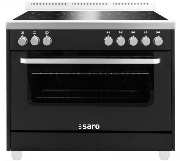 Gastro Induktionsherd mit Elektrobackofen TS95IND61N schwarz