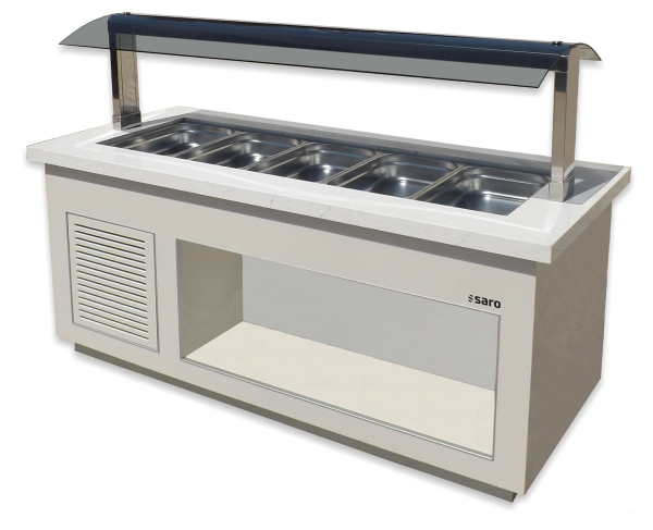 Salattheke Premium Line SB-K130 weiss, für 3x 1/3 GN