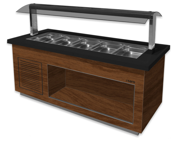 Salattheke Premium Line SB-K200 braun/schwarz