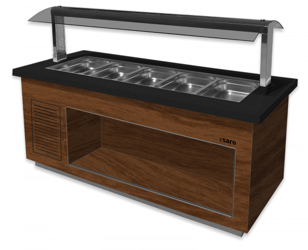Heißes Buffet Premium Line SB-H130 braun/schwarz