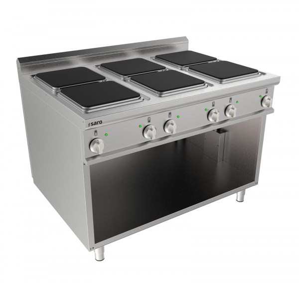 Gastro Elektroherd offener Unterbau 6 Platten LQ