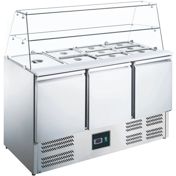 Saladette ES 903 G für 2x 1/1 & 3x 1/6 oder 4x 1/1 GN-Behälter