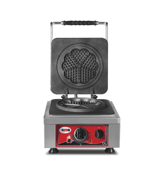 GMG Waffeleisen Amore-M 1x Ø 17cm feste Backplatte aus Gusseisen