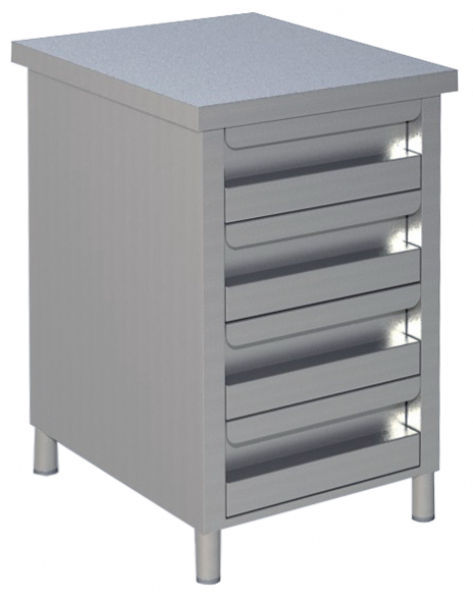 Schubladenschrank 3 Schubladen BxT 50x60cm